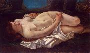 Gustave Courbet Reclining Woman painting